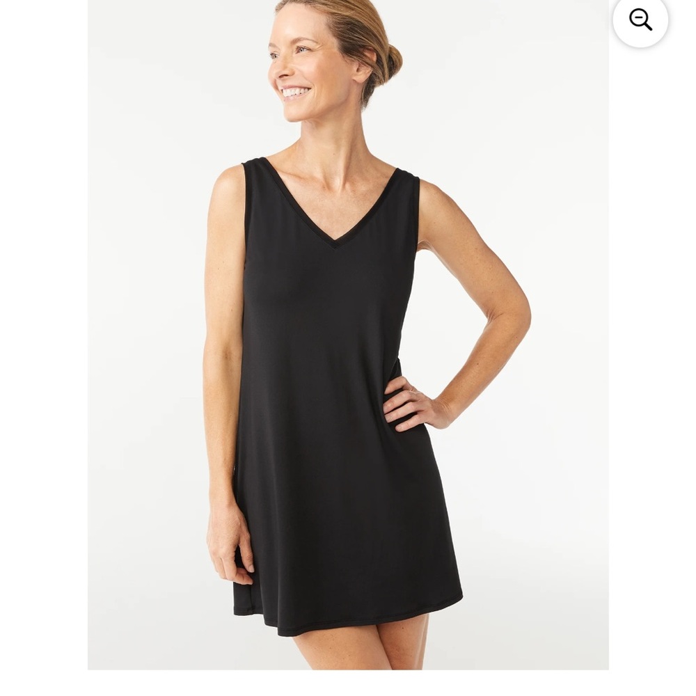 Joyspun Women’s Mesh Trim Knit Sleep Chemise